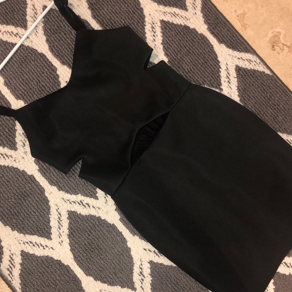 Topshop Dresses & Skirts - Top Shop Black Cut Out Dress